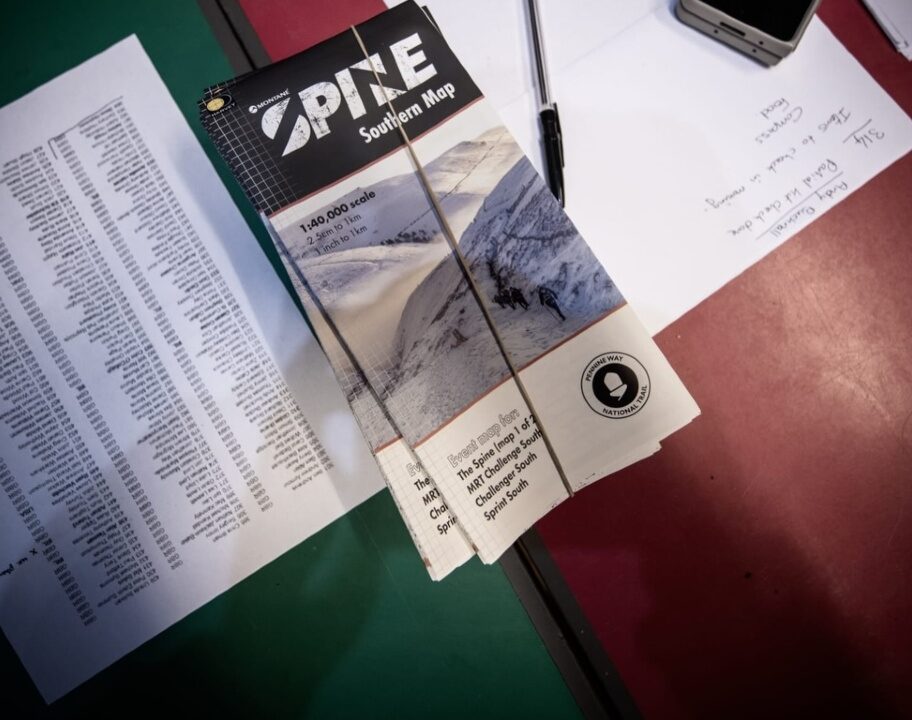 Winter Spine southern map generic shot