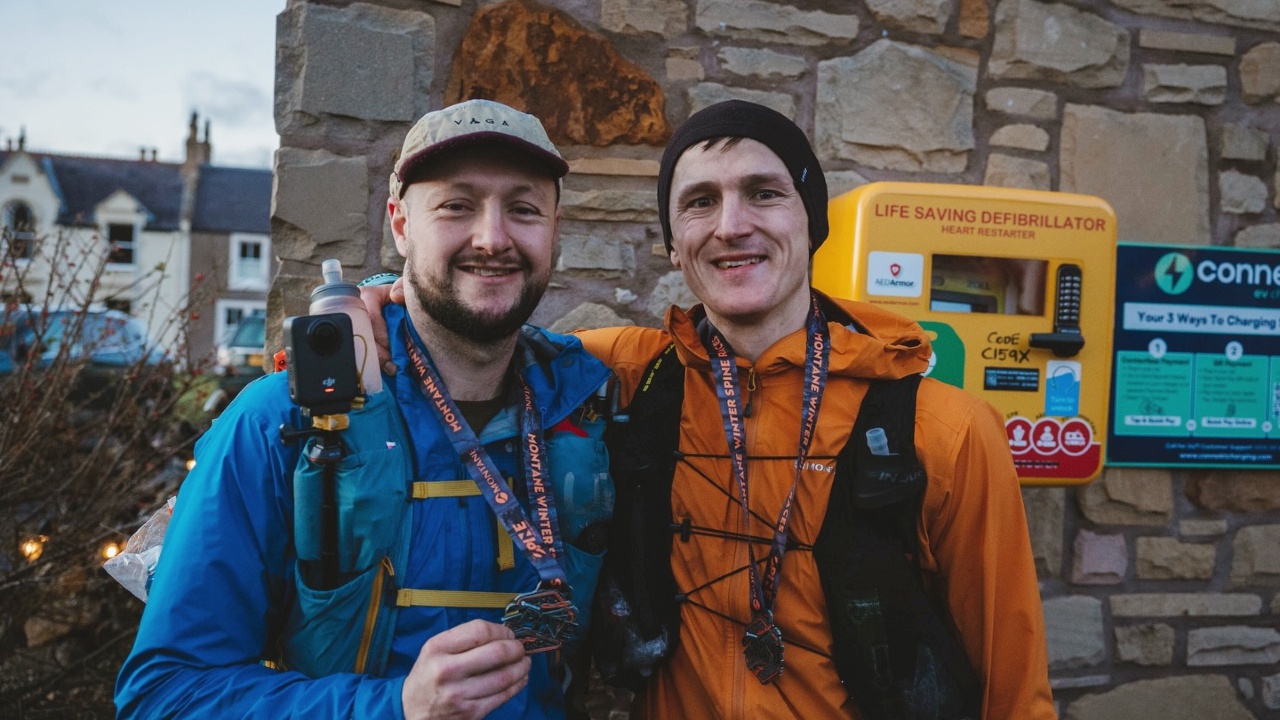 harry firth Michal Dzieweczynski Montane Winter Spine Race Challenger North