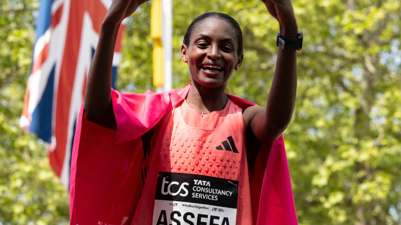Tigst Assefa London Marathon record 2026