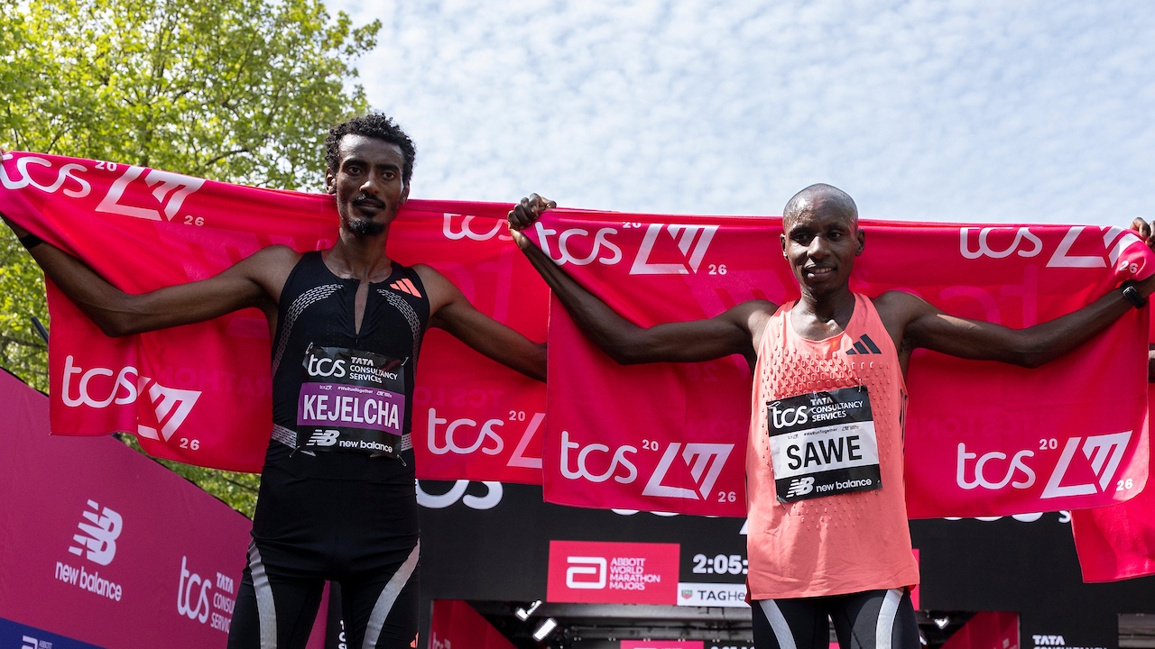 Yomif Kejelcha Sebastian Sawe London Marathon 2026