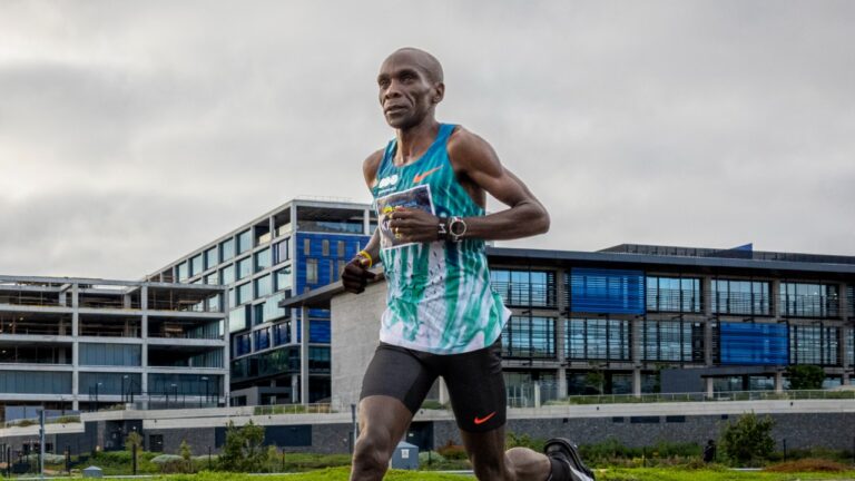 Eliud Kipchoge racing Cape Town Marathon 2026