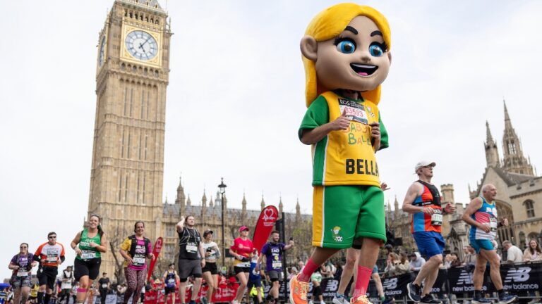 London Marathon runners 2026 big ben