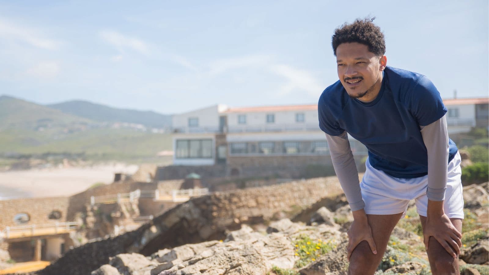 Trail runner with a lower-leg injury maintaining a positive mindset while following a structured back to run program.