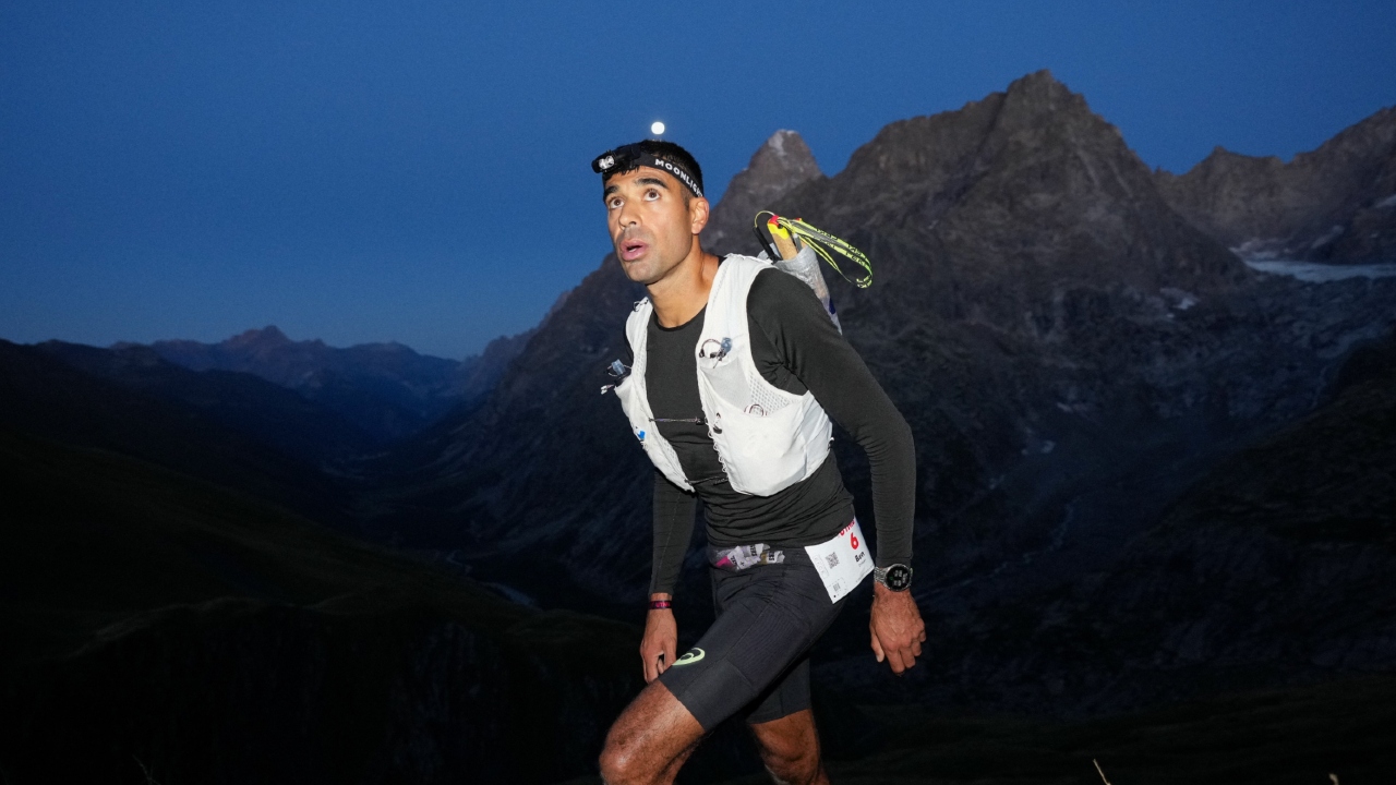 Ben Dhiman UTMB moon mountains 2026