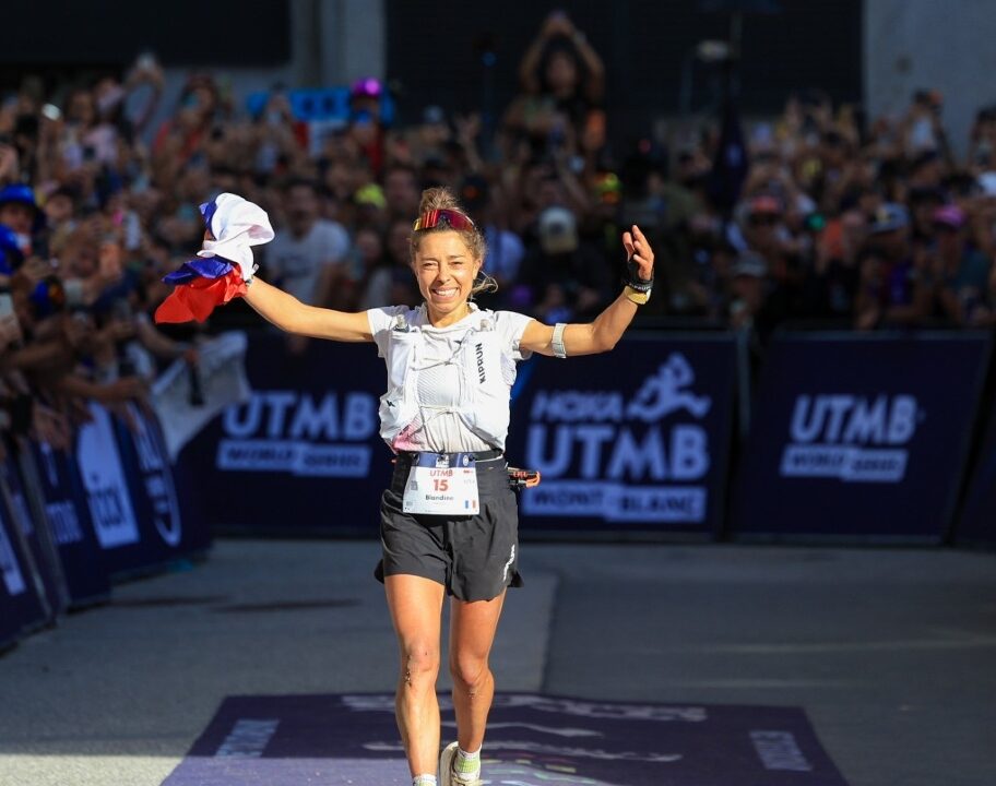 Blandine LHirondel wins UTMB 2026 applause