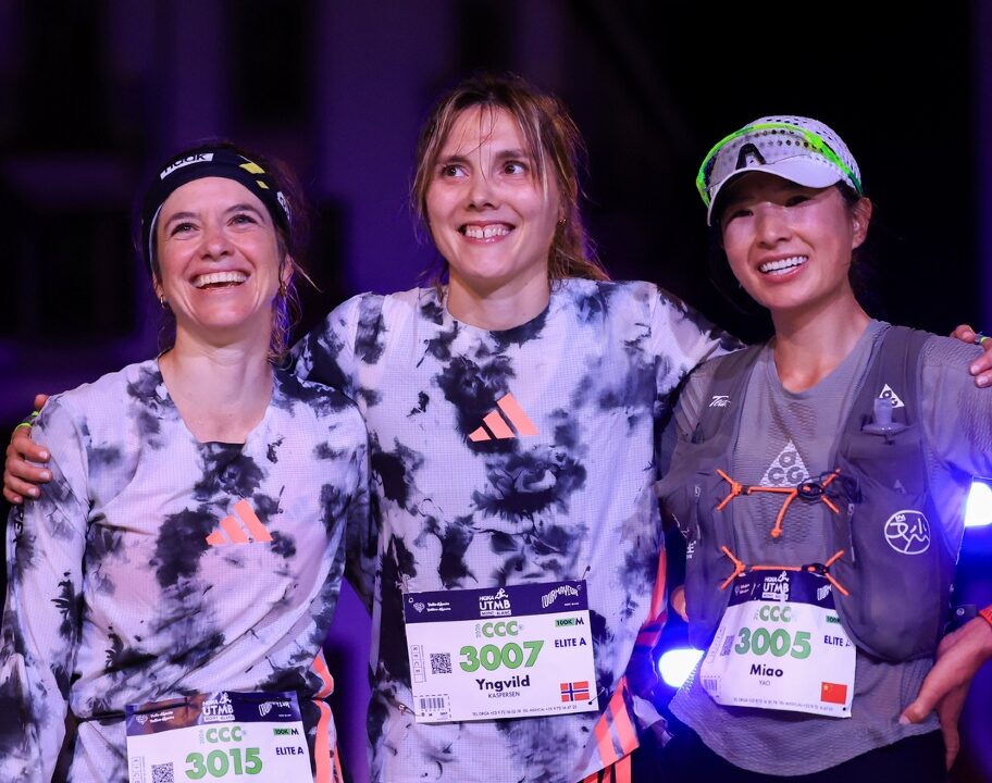 Kaspersen McCann Miao UTMB CCC women podium 2026
