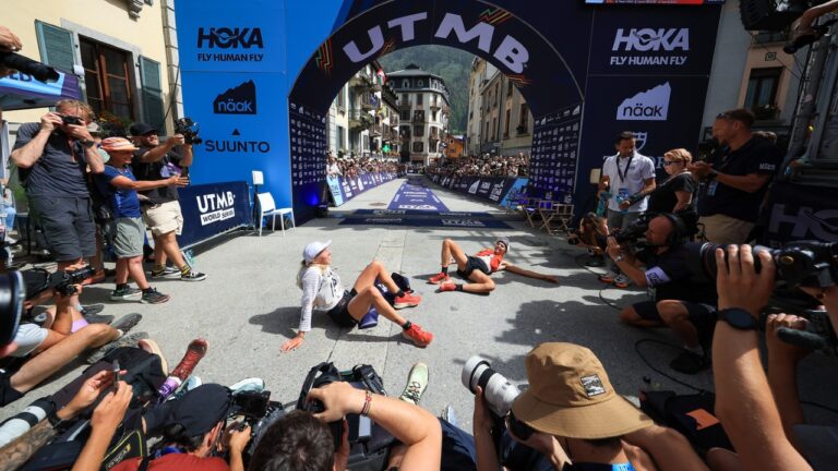 Lauren Gregory Naomi Lang OCC UTMB 2026 finish